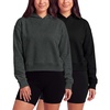 Solid Black  Charcoal Heather