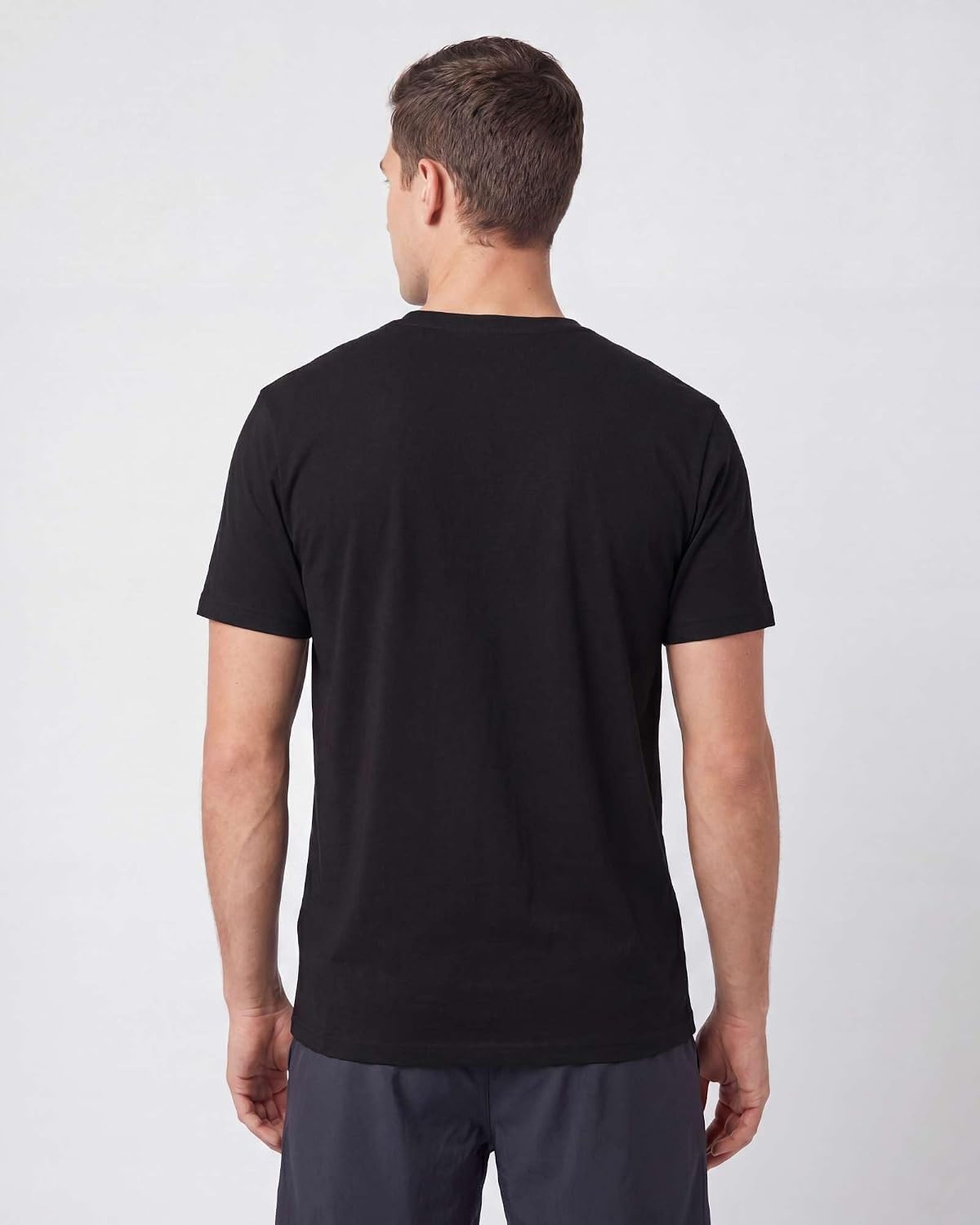 image:image4 Pack Mens Cotton Pocket T Shirts Crew Neck Short Sleeve Athletic GymSet 6