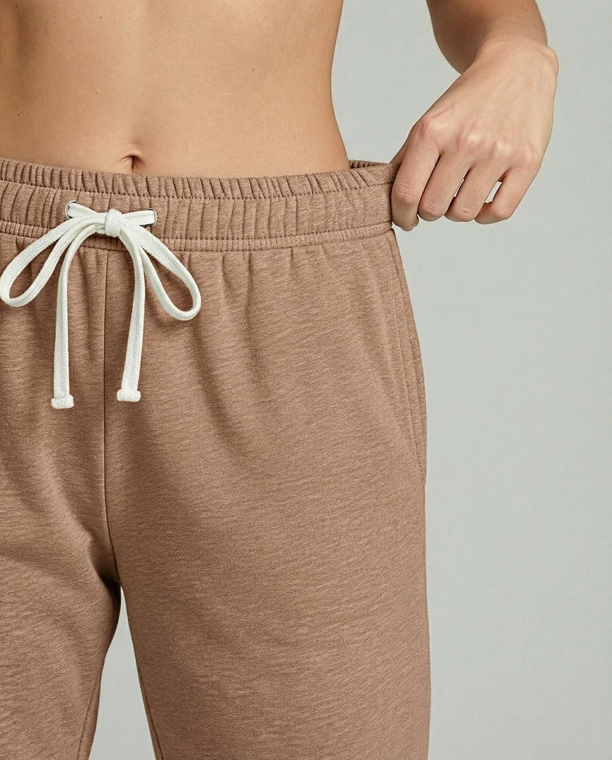 image:image3 Pack Womens 9 French Terry Bermuda Shorts Athletic Lounge Yoga PocketsSet 3