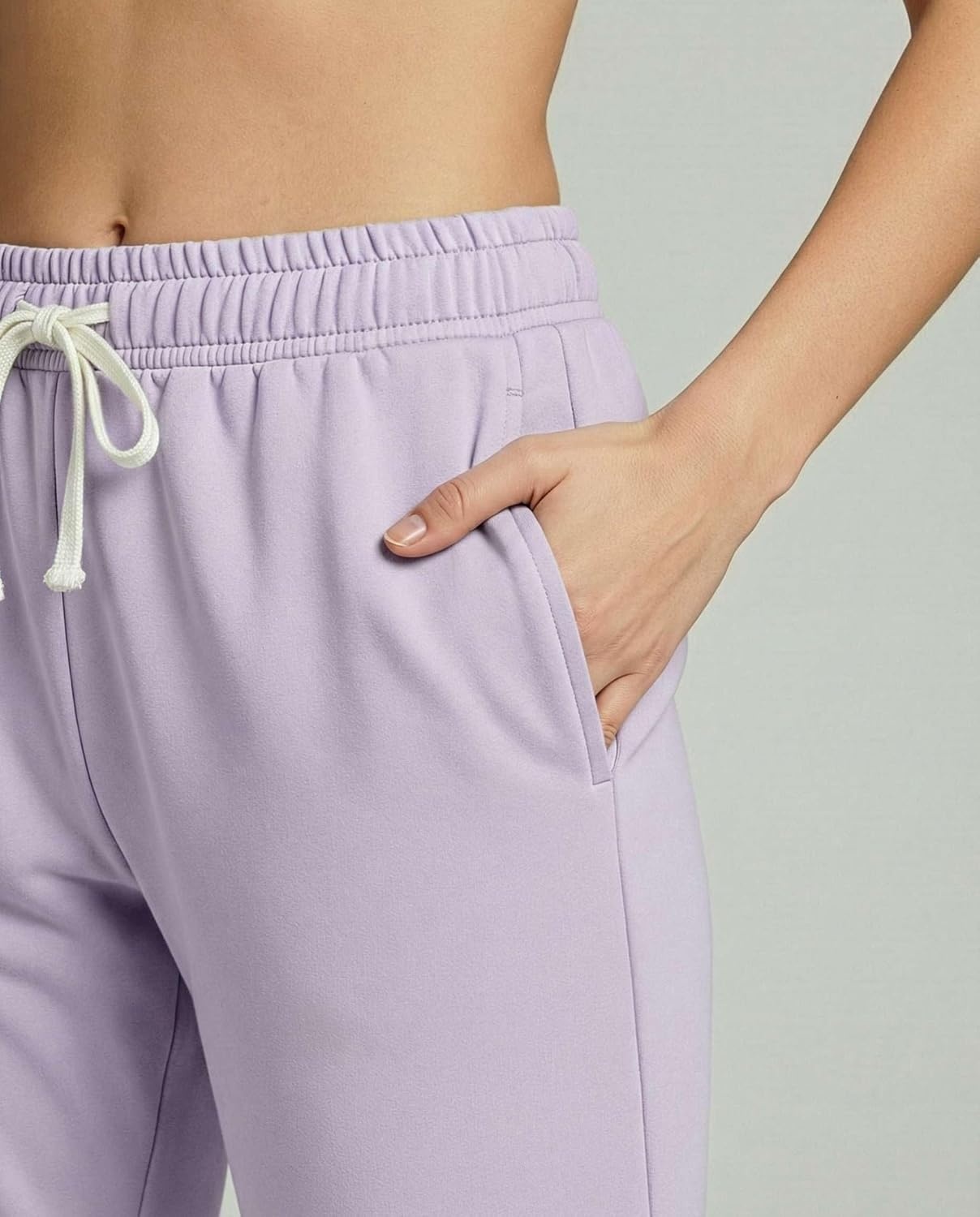 image:image3 Pack Womens 9 French Terry Bermuda Shorts Athletic Lounge Yoga PocketsSet 4
