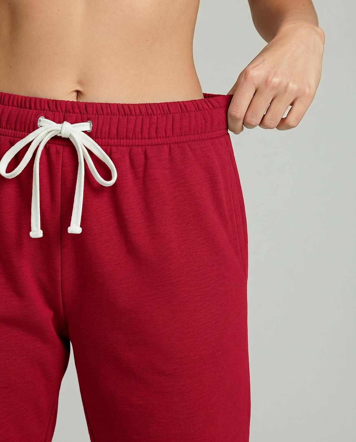 image:image3 Pack Womens 9 French Terry Bermuda Shorts Athletic Lounge Yoga PocketsSet 8