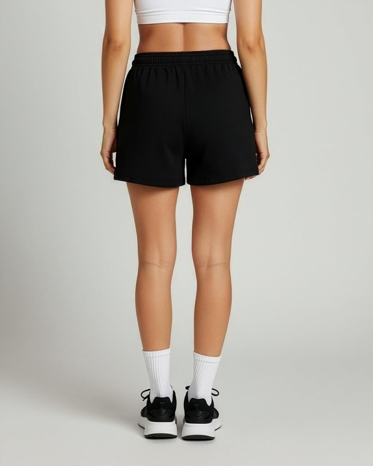 image:image3 Pack Womens French Terry Shorts Sweatshorts Lounge Gym Square PocketsSet 1