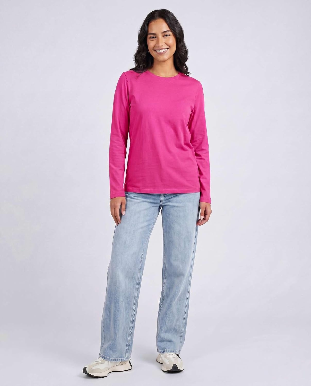 image:image4 Pack Womens Cotton Long Sleeve T Shirts Crewneck Basic Workout Tops TeesSet 12