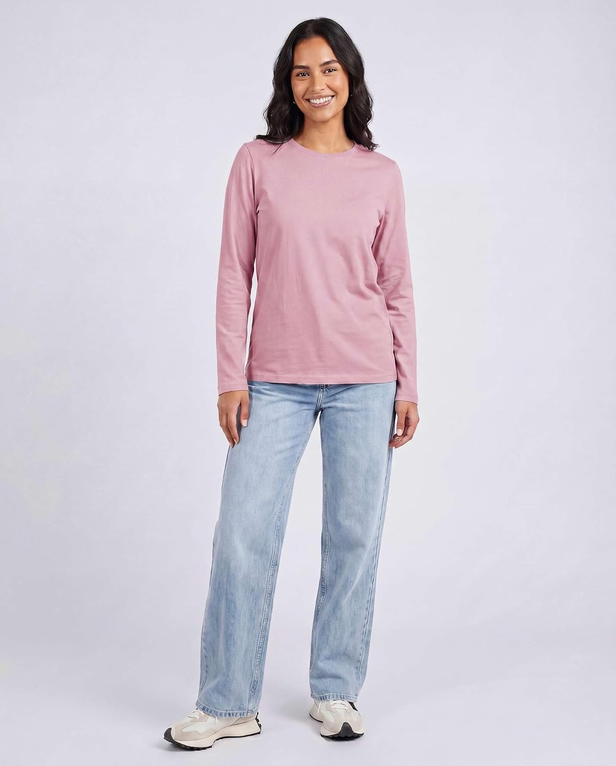 image:image4 Pack Womens Cotton Long Sleeve T Shirts Crewneck Basic Workout Tops TeesSet 9