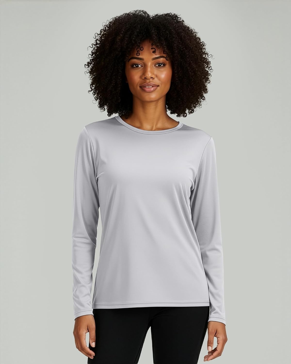 image:image4 Pack Womens Dry Fit Long Sleeve Sun Shirts UPF 50 Hiking Workout TopsSet 2