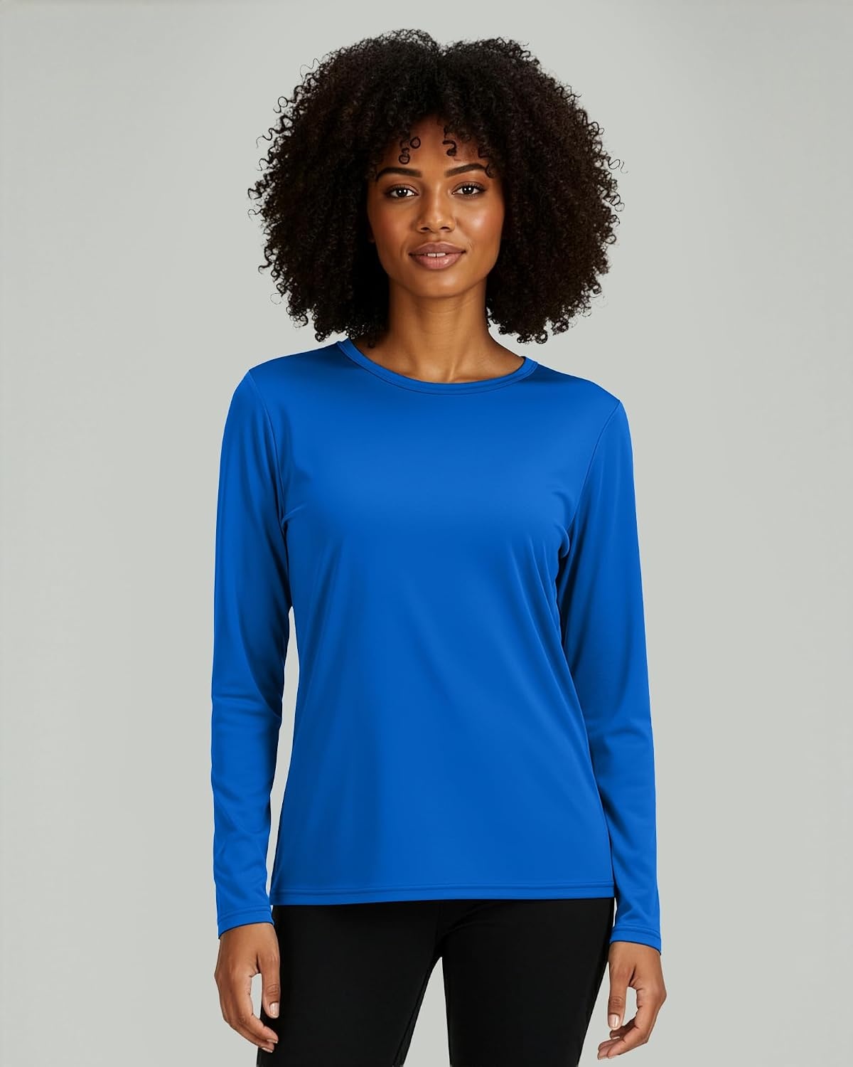 image:image4 Pack Womens Dry Fit Long Sleeve Sun Shirts UPF 50 Hiking Workout TopsSet 4