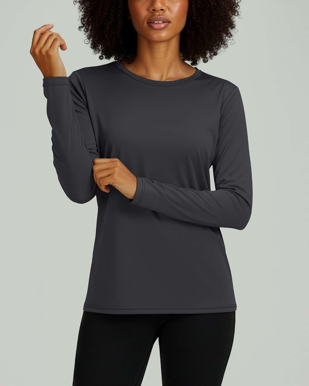 image:image4 Pack Womens Dry Fit Long Sleeve Sun Shirts UPF 50 Hiking Workout TopsSet 9