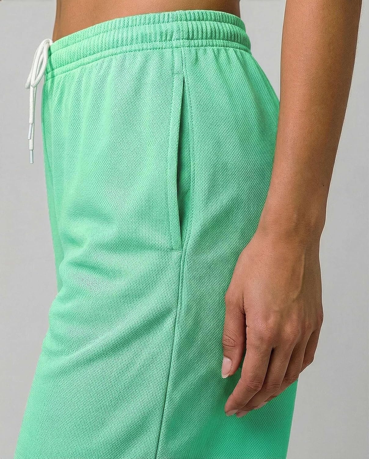 image:image4 Pack Womens Mesh Bermuda Shorts Athletic Running Gym Workout PocketsSet 10
