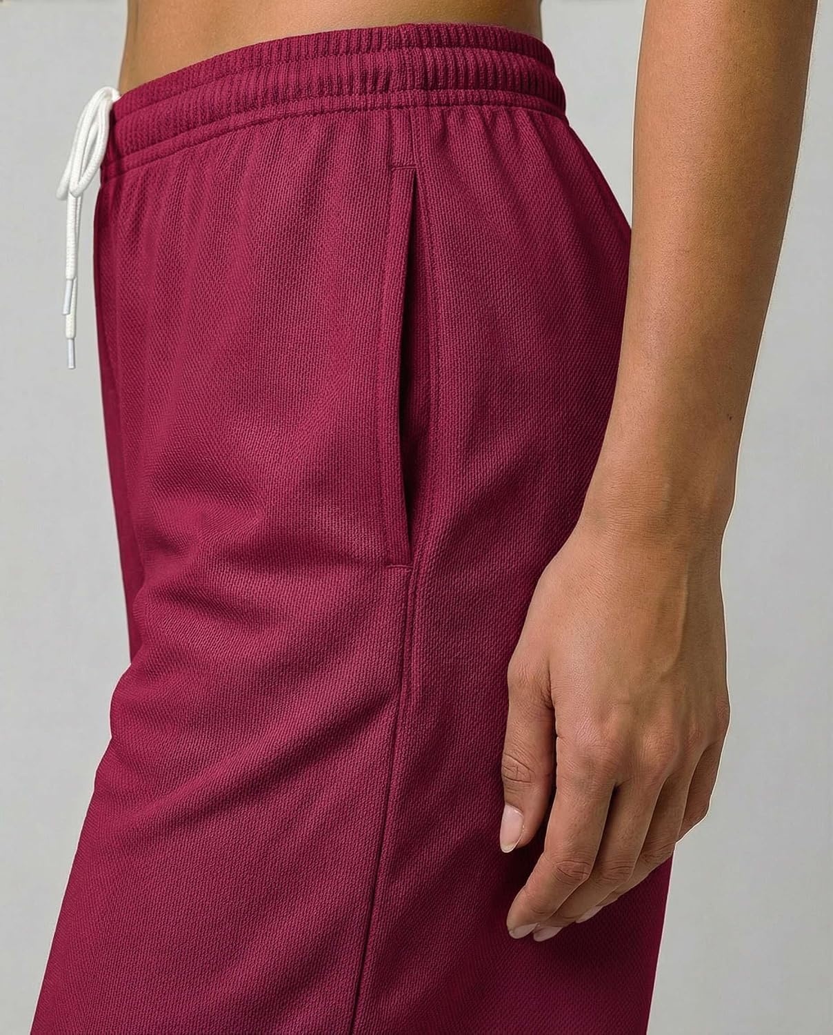 image:image4 Pack Womens Mesh Bermuda Shorts Athletic Running Gym Workout PocketsSet 6