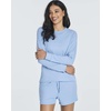 2 Pack Women’s Ribbed Pajama Sets 2 Piece Lounge Matching Sleepwear Cute(Set 3)