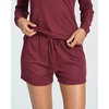 2 Pack Women’s Ribbed Pajama Sets 2 Piece Lounge Matching Sleepwear Cute(Set 4)