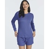 2 Pack Women’s Ribbed Pajama Sets 2 Piece Lounge Matching Sleepwear Cute(Set 5)