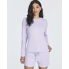 2 Pack Women’s Ribbed Pajama Sets 2 Piece Lounge Matching Sleepwear Cute(Set 6)