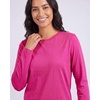 4 Pack Women’s Cotton Long Sleeve T Shirts Crewneck Basic Workout Tops Tees(Set 12)