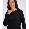 4 Pack Women’s Cotton Long Sleeve T Shirts Crewneck Basic Workout Tops Tees(Set 13)