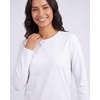 4 Pack Women’s Cotton Long Sleeve T Shirts Crewneck Basic Workout Tops Tees(Set 14)