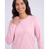 4 Pack Women’s Cotton Long Sleeve T Shirts Crewneck Basic Workout Tops Tees(Set 15)