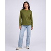 4 Pack Women’s Cotton Long Sleeve T Shirts Crewneck Basic Workout Tops Tees(Set 5)