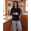 4 Pack Women’s Cotton Long Sleeve T Shirts Crewneck Basic Workout Tops Tees(Set 5)