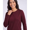 4 Pack Women’s Cotton Long Sleeve T Shirts Crewneck Basic Workout Tops Tees(Set 6)