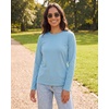 4 Pack Women’s Cotton Long Sleeve T Shirts Crewneck Basic Workout Tops Tees(Set 7)