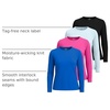 4 Pack Women’s Dry Fit Long Sleeve Sun Shirts UPF 50 Hiking Workout Tops(Set 4)
