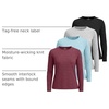 4 Pack Women’s Dry Fit Long Sleeve Sun Shirts UPF 50 Hiking Workout Tops(Set 7)