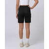 4 Pack Women’s Mesh Bermuda Shorts Athletic Running Gym Workout Pockets(Set 1)