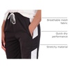 4 Pack Women’s Mesh Bermuda Shorts Athletic Running Gym Workout Pockets(Set 1)