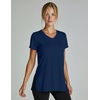 5 Pack Women’s Dry Fit V Neck T Shirts Workout Athletic Gym Yoga Basic Tops(Set 1)