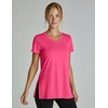 5 Pack Women’s Dry Fit V Neck T Shirts Workout Athletic Gym Yoga Basic Tops(Set 4)