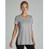 5 Pack Women’s Dry Fit V Neck T Shirts Workout Athletic Gym Yoga Basic Tops(Set 8)