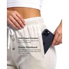 Real Essentials Ladies Velour Jogger(Solid Black  Solid Navy Blazer  Solid Ultimate Grey)
