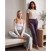 Real Essentials Ladies Velour Jogger(Solid Black  Solid Plum Perfect  Solid Ultimate Grey)