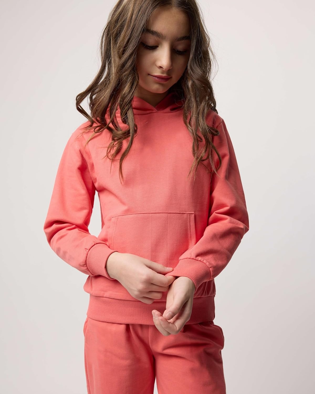 image:image3 Pack Girls Fleece Pullover Hoodies Sweatshirts Sweaters Kids Teens TopsSet 2