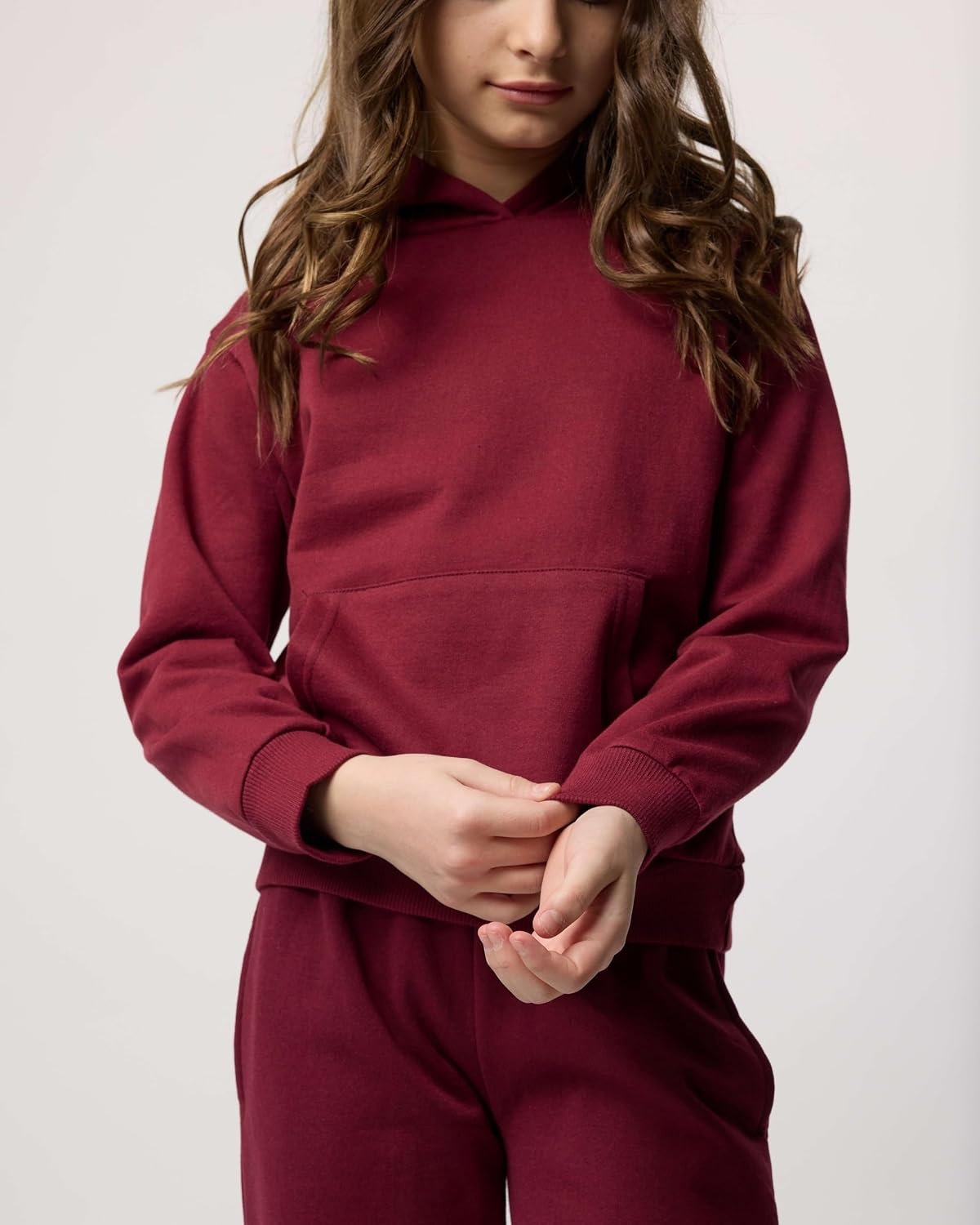 image:image3 Pack Girls Fleece Pullover Hoodies Sweatshirts Sweaters Kids Teens TopsSet 6