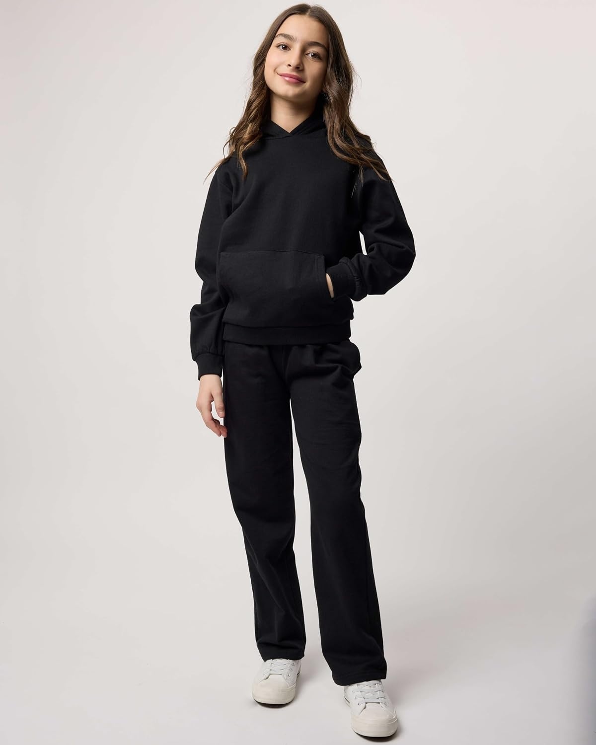 image:image3 Pack Girls Fleece Pullover Hoodies Sweatshirts Sweaters Kids Teens TopsSet 7