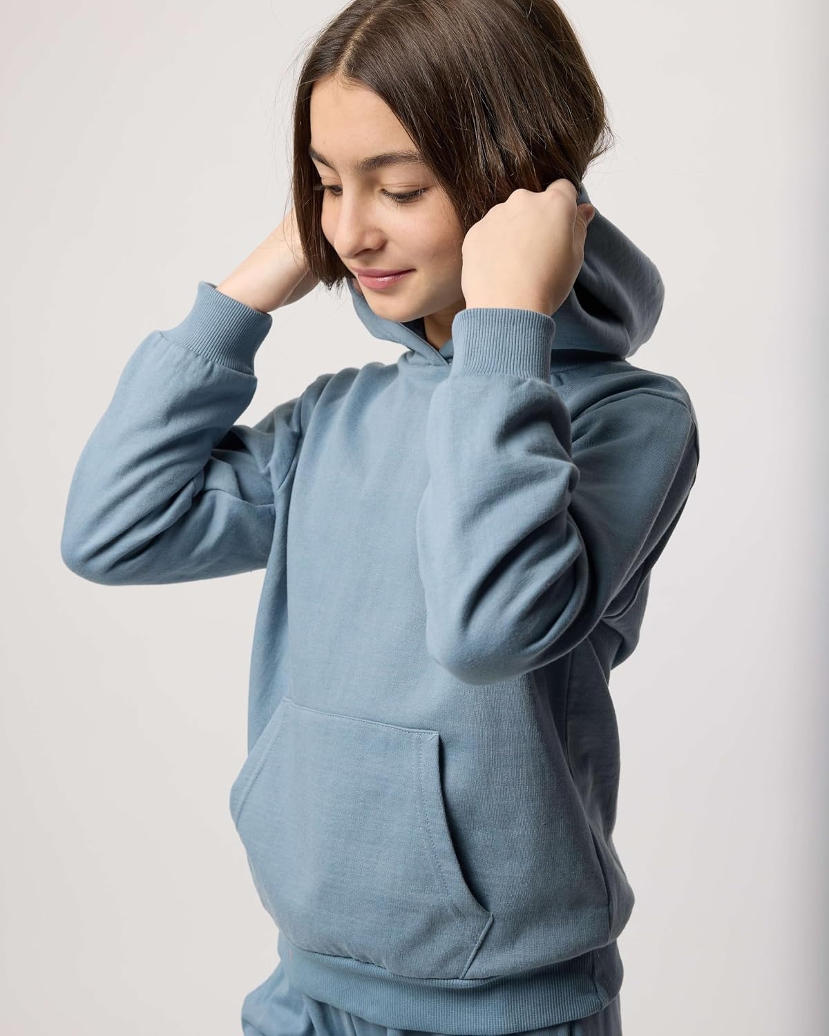 image:image3 Pack Girls Fleece Pullover Hoodies Sweatshirts Sweaters Kids Teens TopsSet 8