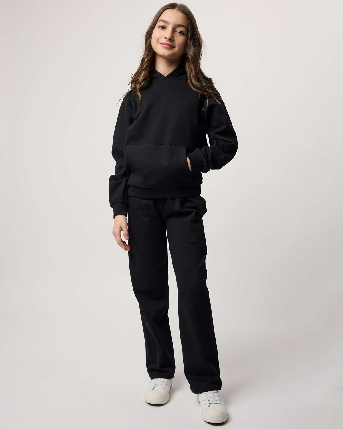image:image3 Pack Girls Fleece Pullover Hoodies Sweatshirts Sweaters Kids Teens TopsSet 8