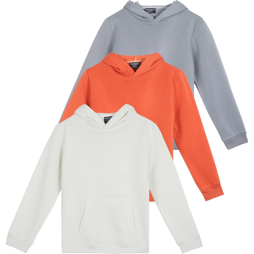 image:image3 Pack Girls Fleece Pullover Hoodies Sweatshirts Sweaters Kids Teens TopsSet 5