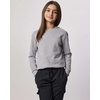 3 Pack Girls’ Fleece Crewneck Sweatshirts Sweaters Kids Teens Pullover Tops(Set 4)