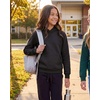 3 Pack Girls’ Fleece Pullover Hoodies Sweatshirts Sweaters Kids Teens Tops(Solid Black  Solid Pale Lilac  Solid Ballad Blue)