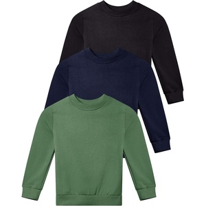 3 Pack Girls’ Fleece Crewneck Sweatshirts Sweaters Kids Teens Pullover Tops(Set 2)
