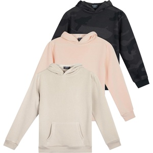 3 Pack Girls’ Fleece Pullover Hoodies Sweatshirts Sweaters Kids Teens Tops(Set 4)