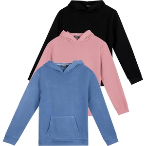 3 Pack Girls’ Fleece Pullover Hoodies Sweatshirts Sweaters Kids Teens Tops(Set 7)
