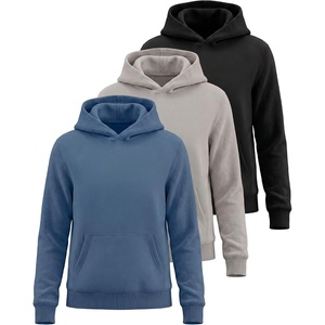 3 Pack Girls’ Fleece Pullover Hoodies Sweatshirts Sweaters Kids Teens Tops(Solid Black  Solid Dove  Solid Copen Blue)