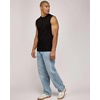 5 Pack Mens Cotton Tank Tops Sleeveless Undershirts Muscle Beater Gym Shirt(Set 1)