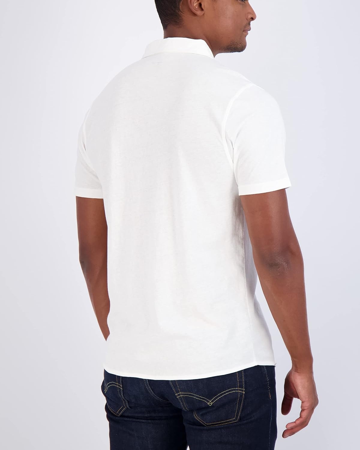 image:image3 Pack Mens Button Down Shirts Short Sleeve Jersey Casual Dress CollaredSet 2