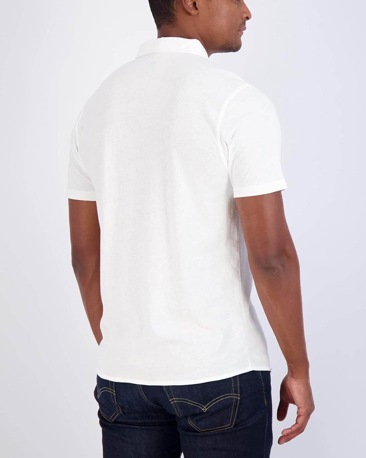 image:image3 Pack Mens Button Down Shirts Short Sleeve Jersey Casual Dress CollaredSet 5