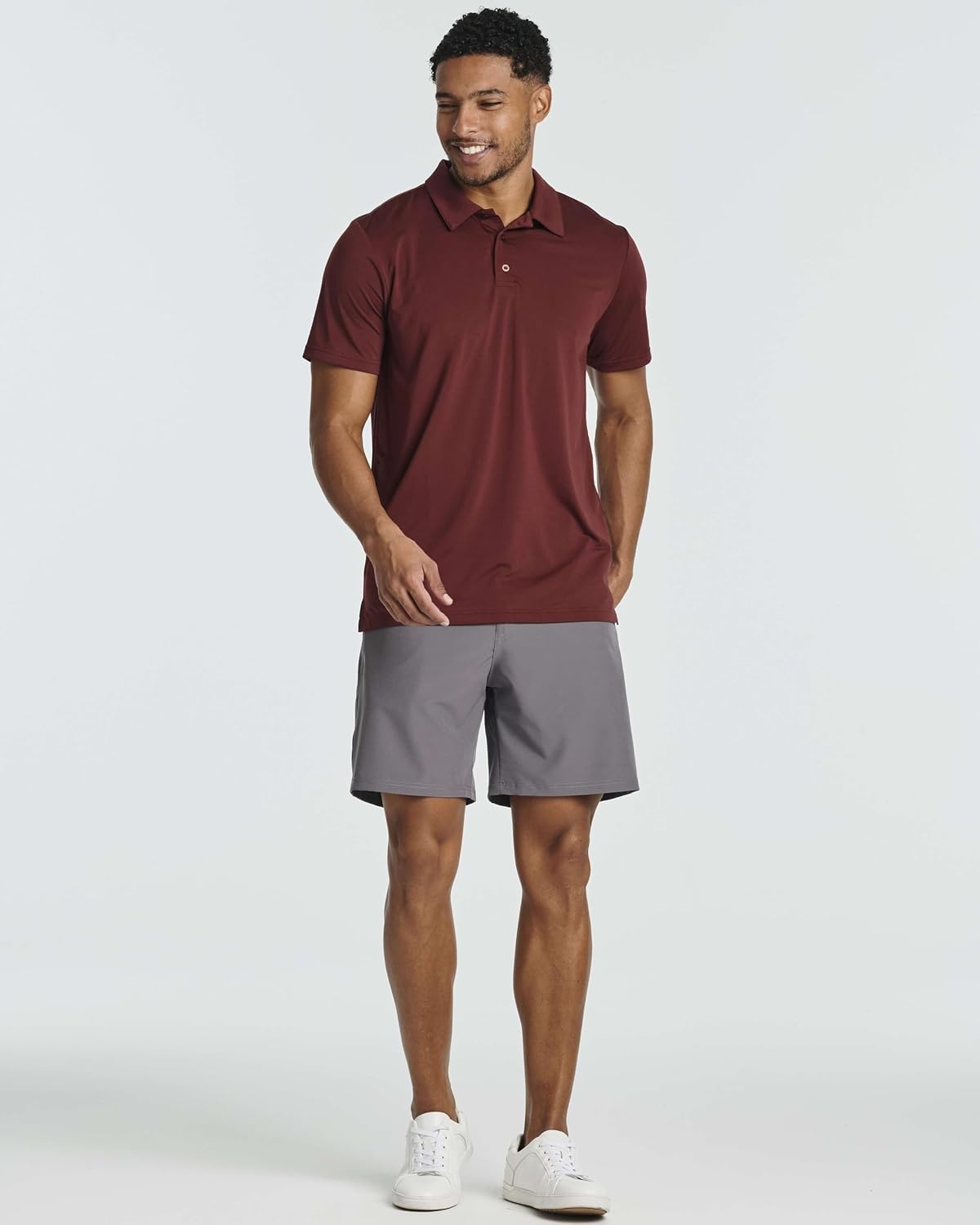 image:image3 Pack Mens Dry Fit Polo Shirts Short Sleeve Collared Golf Work AthleticSet 2
